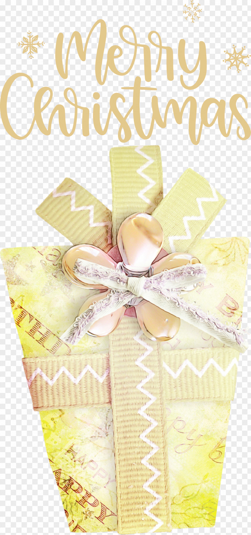 Gift Basket Yellow Perfume Meter PNG