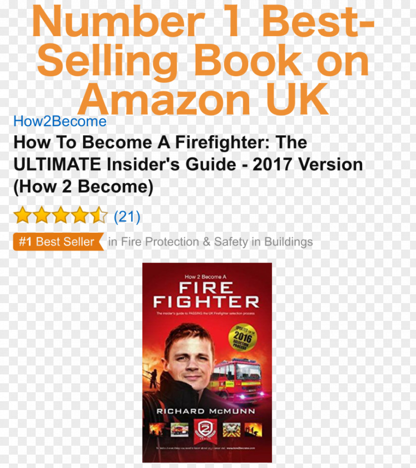 How To Become A Firefighter The Ultimate Insider's FIREFIGHTER INTERVIEW DVD 2015 Firefighter: Guide Hardcover Brand Book PNG