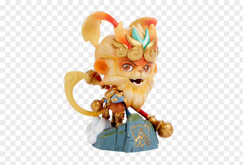 League Of Legends Gnar 2017 World Championship Sun Wukong Figurine Riot Games PNG