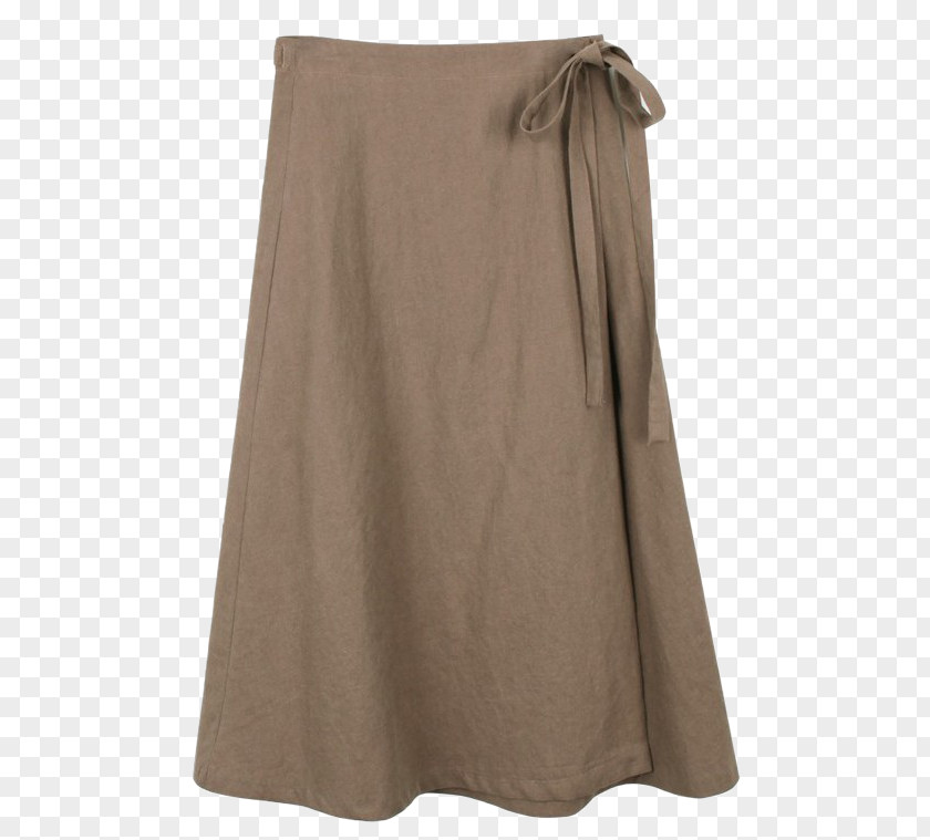 Linen Shoulder Skirt PNG