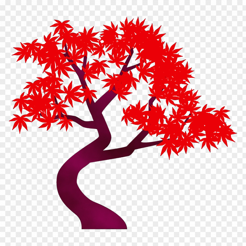 Plant Stem Twig Tree Red Leaf Branch Woody PNG