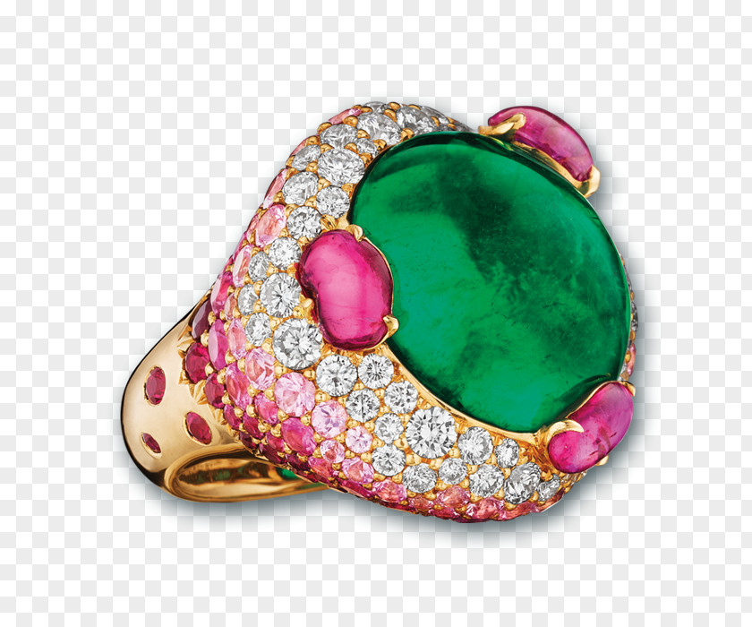 Ruby Emerald Earring Jewellery PNG