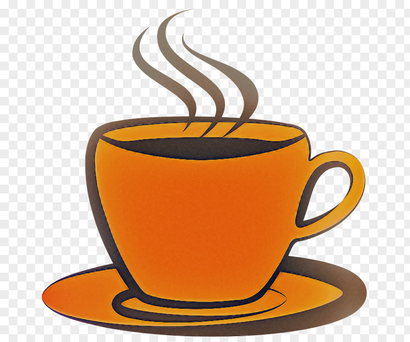 Saucer Yellow Coffee Cup PNG