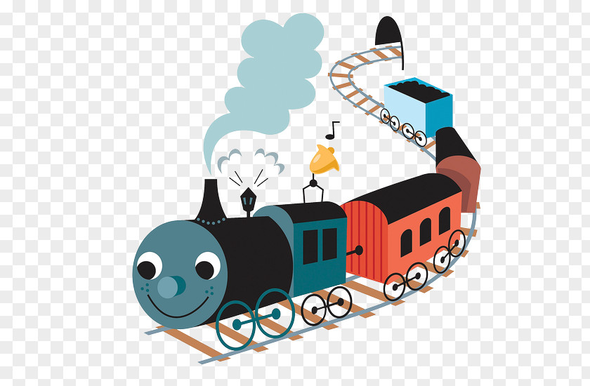 Train Student Steam Locomotive Cartoon Dalston Junction Railway Station PNG