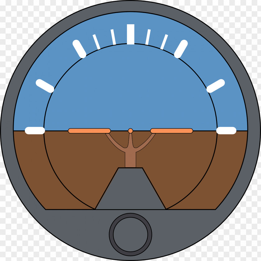 Aircraft Attitude Indicator Airplane Aviation Flight Instruments PNG