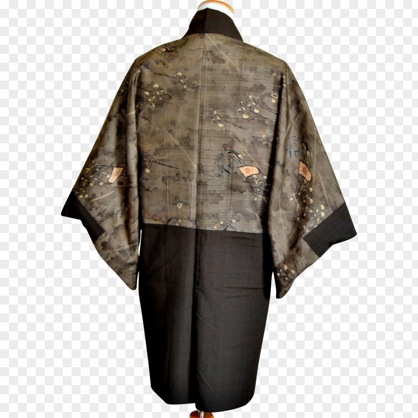 Chinese Military Uniform Haori Kimono Ruby Lane Clothing Accessories Fashion PNG