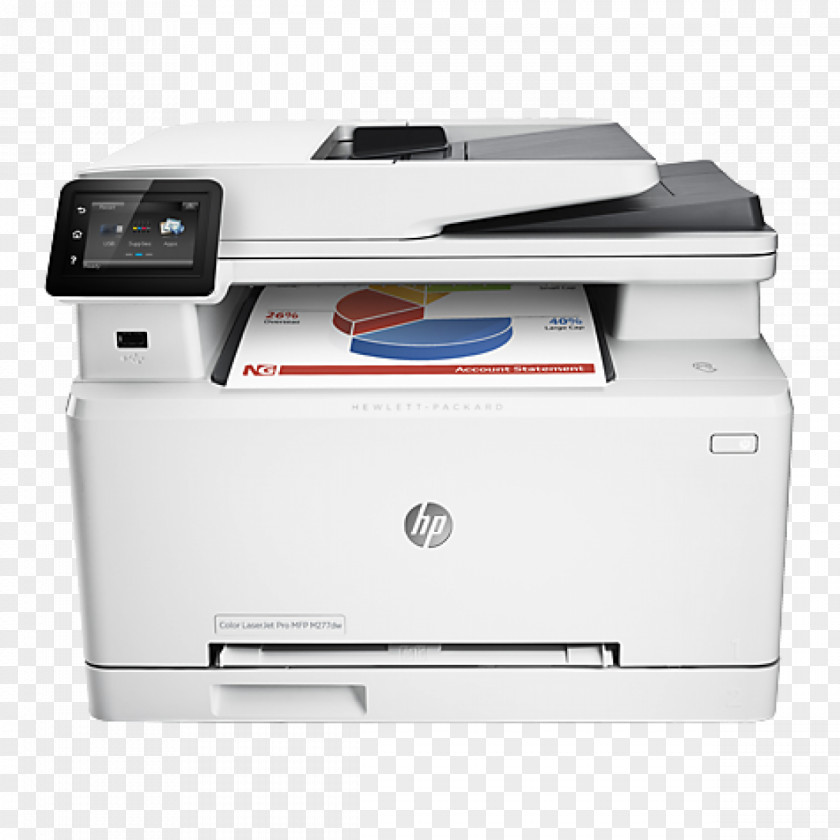 Hewlett-packard Hewlett-Packard HP LaserJet Pro M277 Multi-function Printer Laser Printing PNG