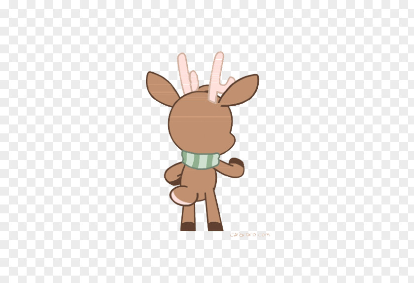 Little Deer Reindeer Giraffe Icon PNG