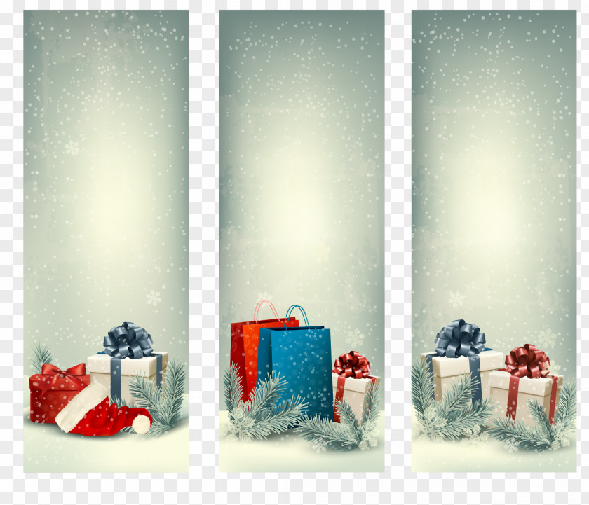 Vector Gift Christmas Holiday Ribbon PNG