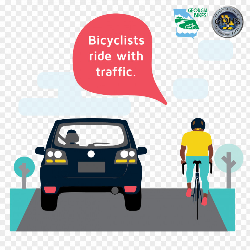 Bicycle Safety Car Cycling Traffic PNG