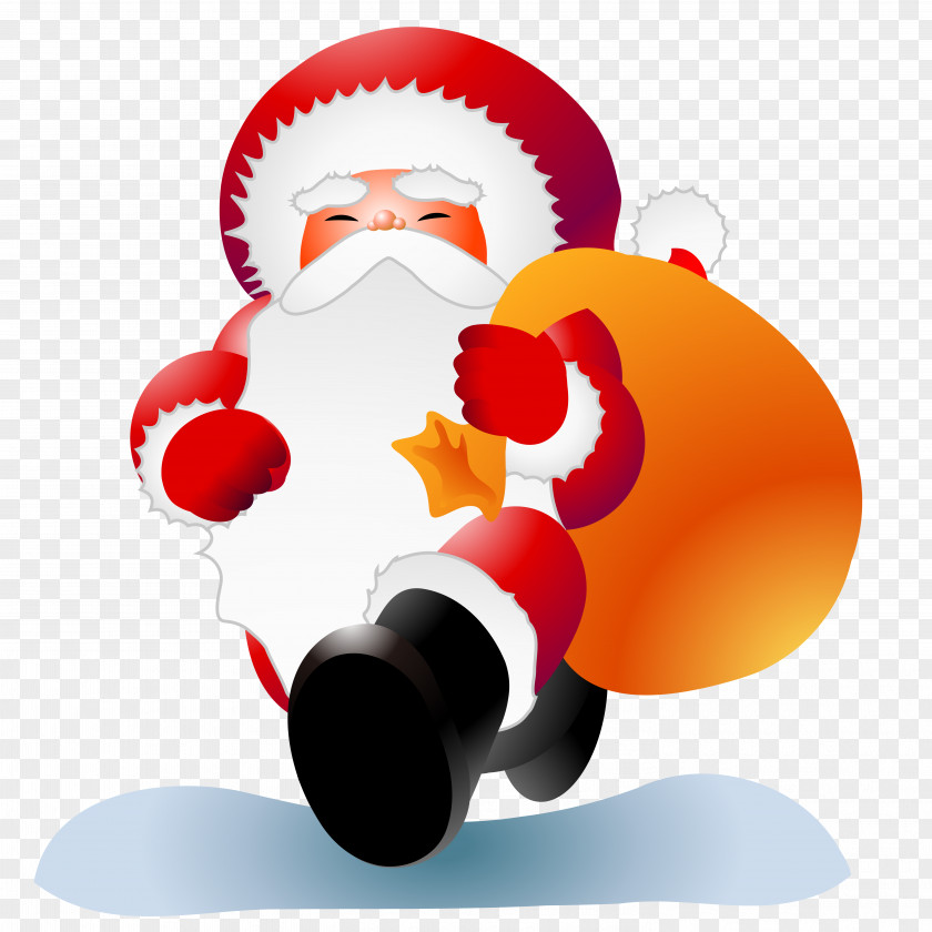 Lovely Santa Claus Vector Material Christmas Animation PNG