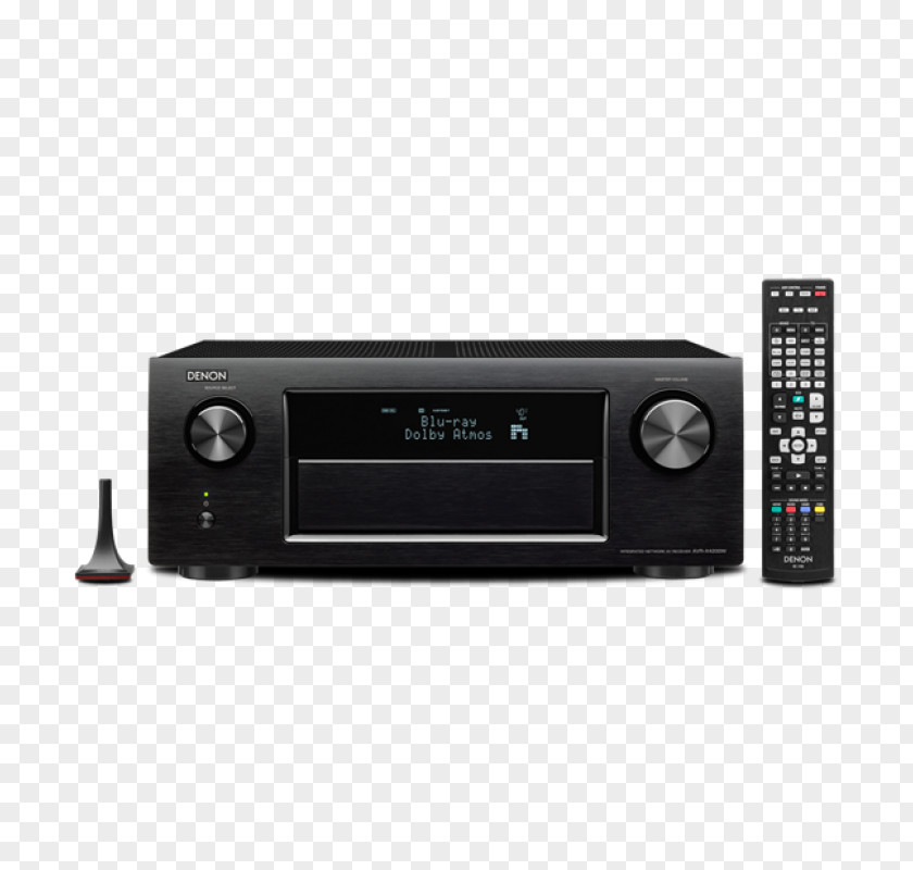 Avó AV Receiver Denon AVR X4400H Dolby Atmos Surround Sound PNG