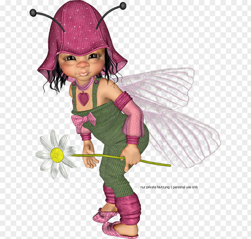 Fairy Elf Animaatio Doll PNG