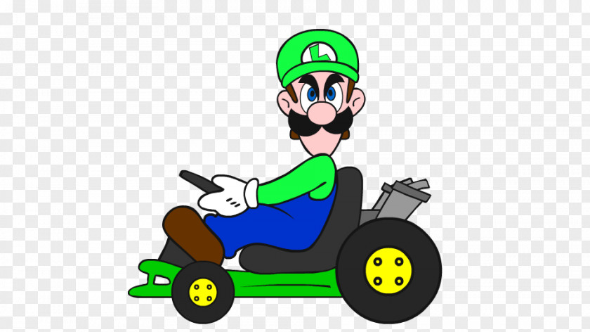 Luigi Mario Kart 8 Bros. Drawing Super PNG
