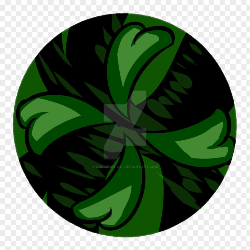 Symbol Green Leaf Pattern PNG