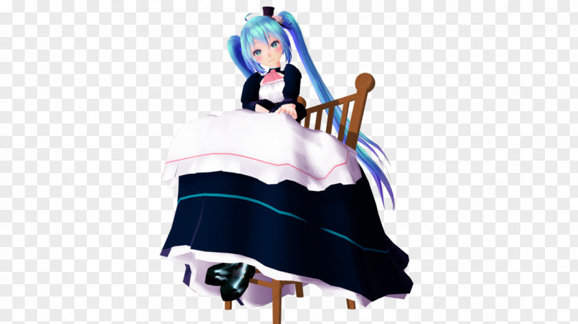 Maid French Hatsune Miku MikuMikuDance SeeU PNG