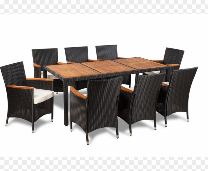 Table Furniture Chair Terrace Garden PNG