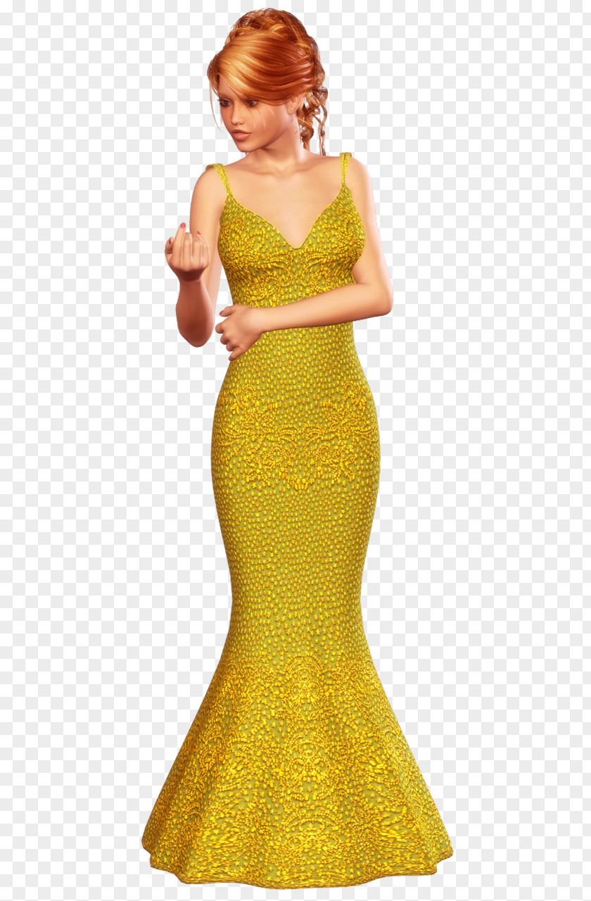 Dress Gown Cocktail Shoulder PNG