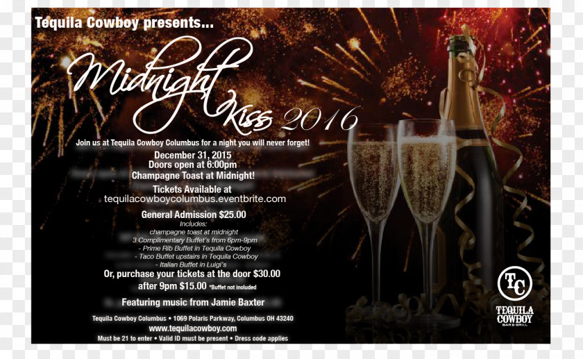 New Year Party Flyer Unnoticed And Untouched Advertising Poster Font PNG