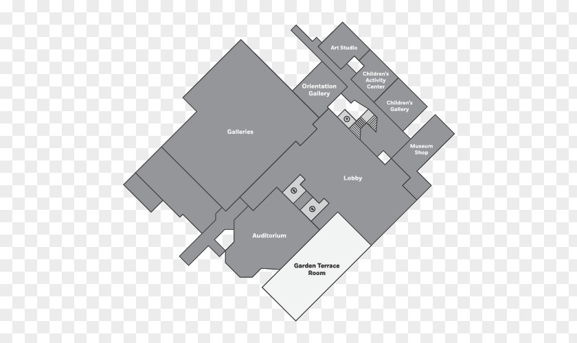 Terrace Garden Floor Plan Art Museum PNG