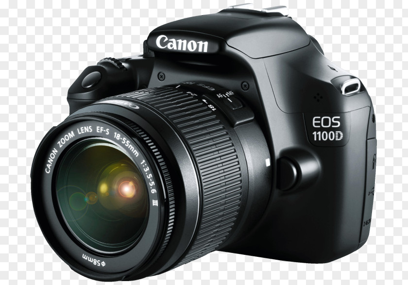 Camera Digital SLR Canon EOS 1100D EF 75–300mm Lens Single-lens Reflex Fisheye PNG