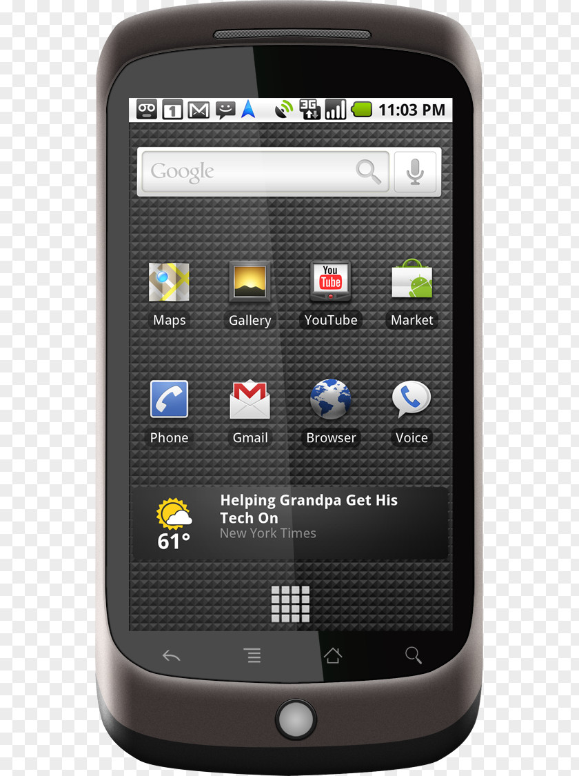 Google New Phone Nexus One S Android GSM Smartphone PNG