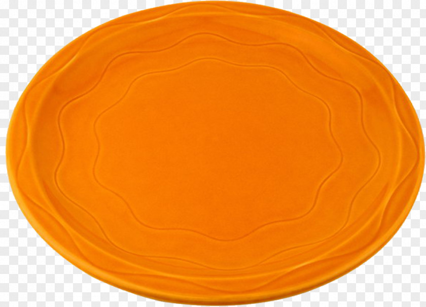 Yellow Plates Plate Circle Platter Tableware Material PNG