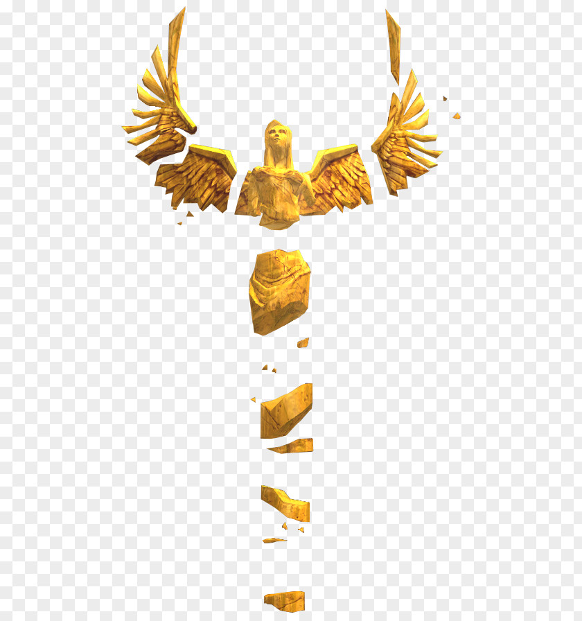 Bird Of Prey Gold PNG