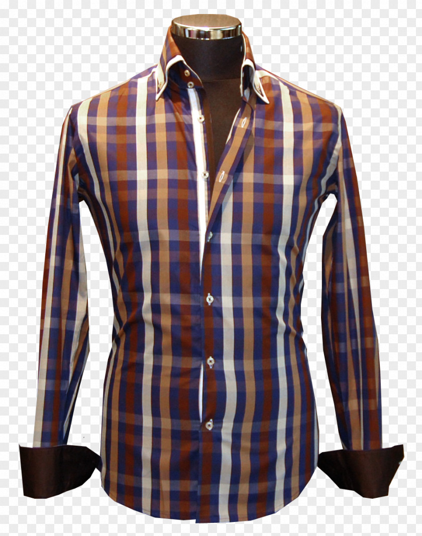 Dress Shirt Tartan Fashion Kollektion Full Plaid PNG