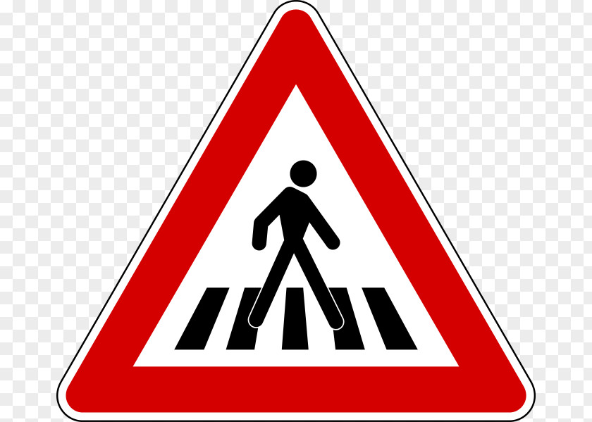 Road Traffic Sign Pedestrian Crossing PNG