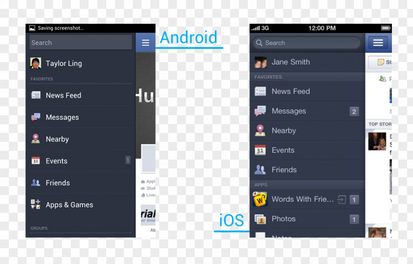 Android Ui Facebook Messenger Mobile Phones User Interface PNG