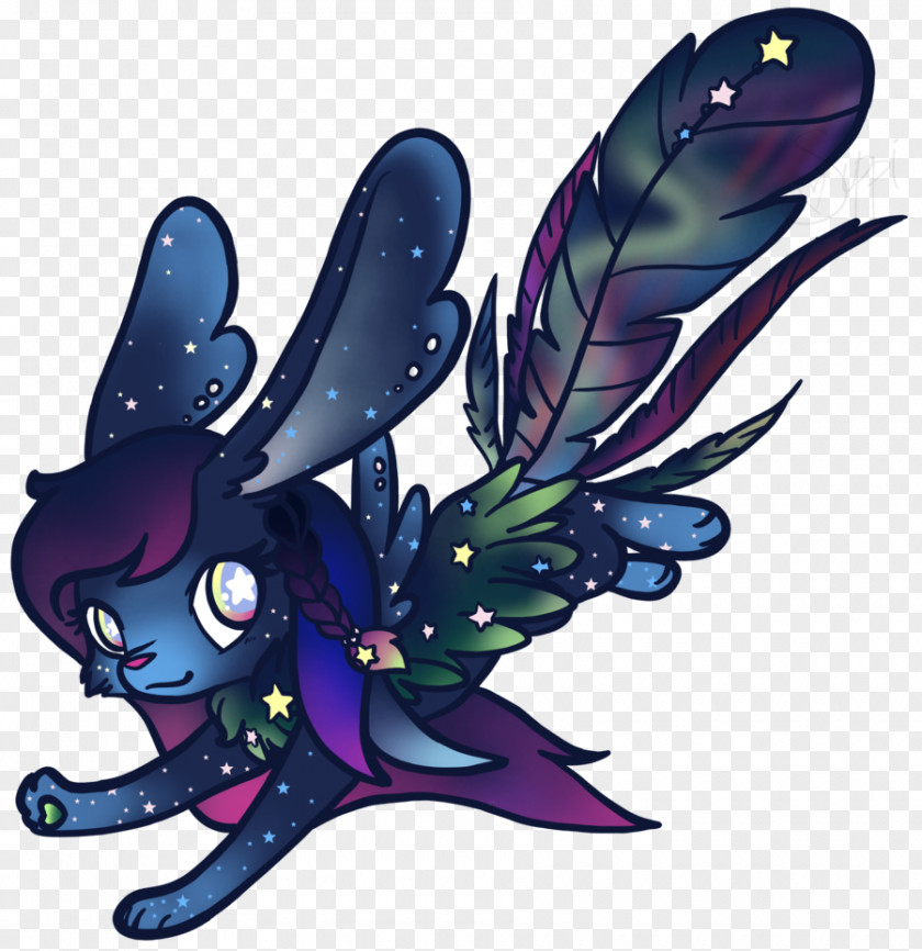 Aurora Burealis Insect Horse Fairy Art PNG