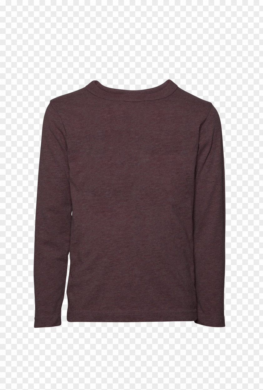 Brown Long-sleeved T-shirt Sweater Clothing PNG