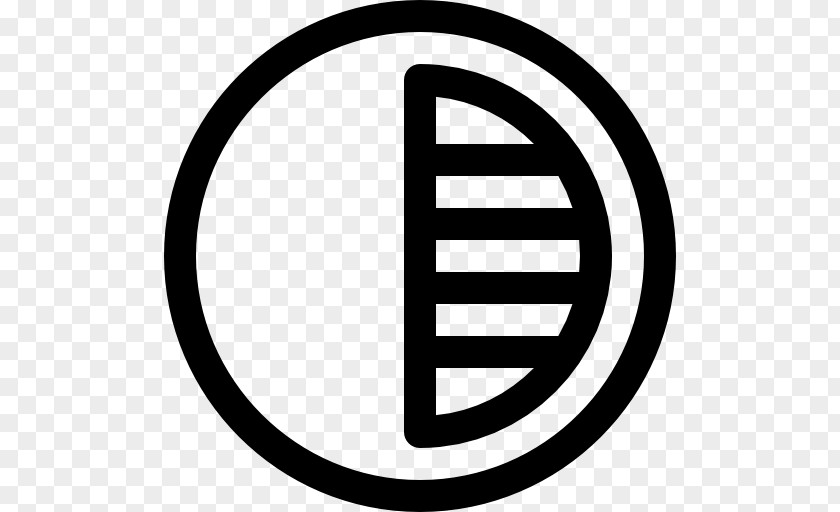 Contrast Vector Trademark Logo Symbol Brand Circle PNG