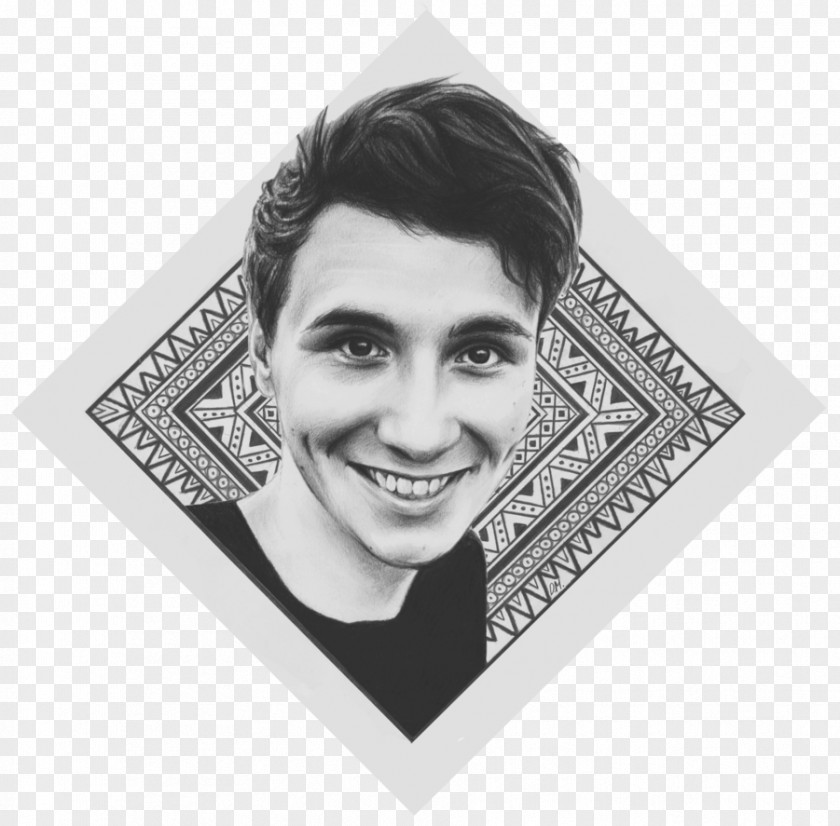 Dan Howell Drawing And Phil Paper PNG