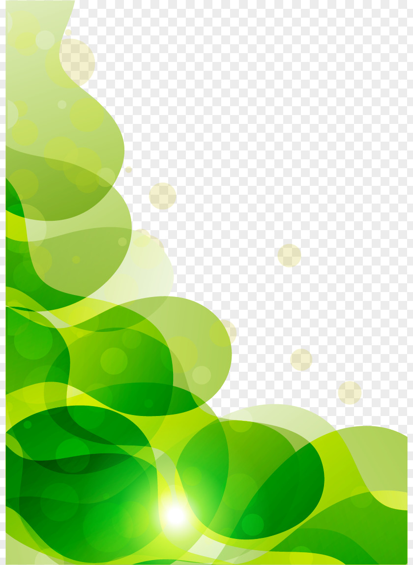 Fantasy Green Background Computer File PNG