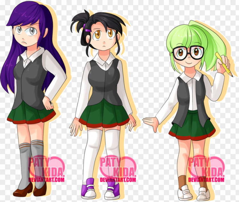 Giselle School Uniform Drawing DeviantArt PNG