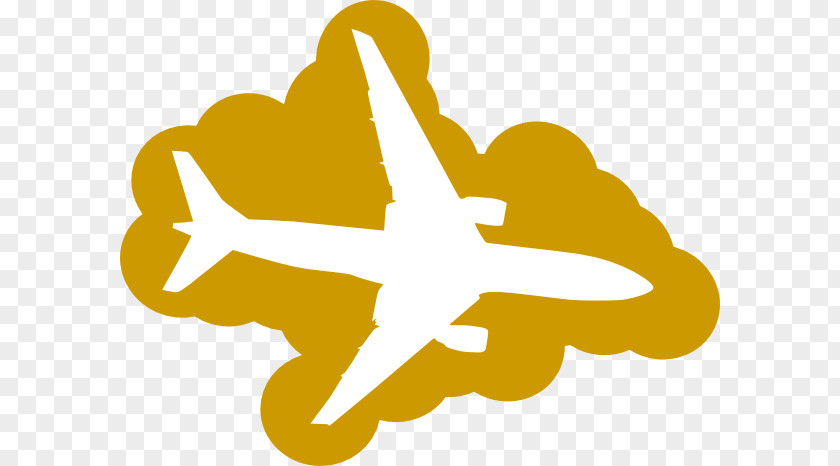 Yellow Airplane Cliparts Aircraft Clip Art PNG