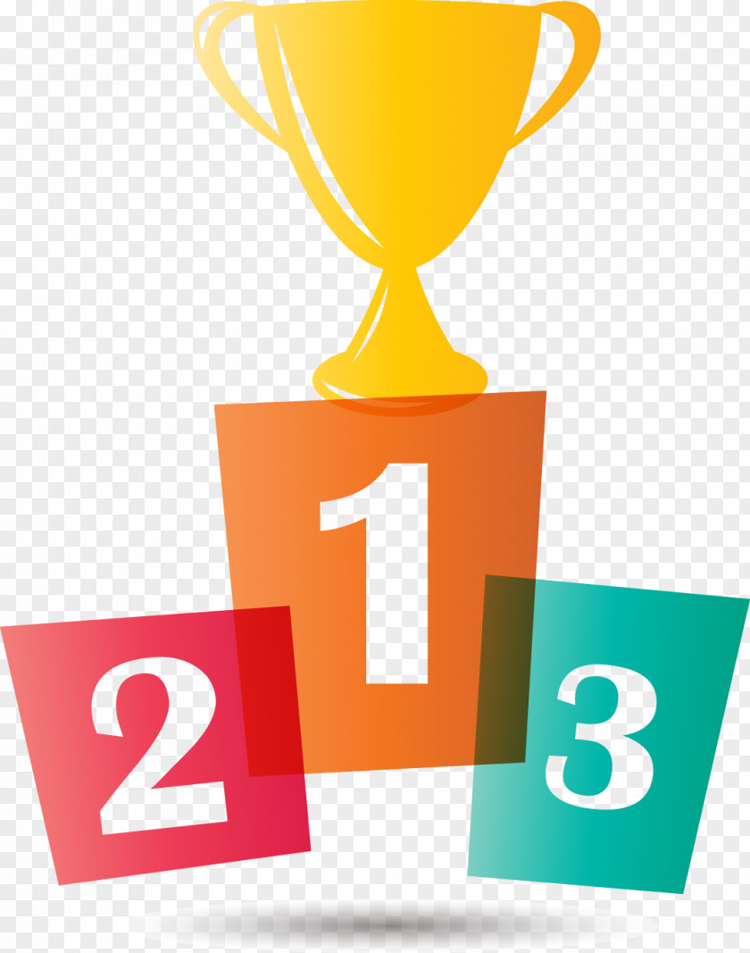 123 Vector Trophy Icon PNG