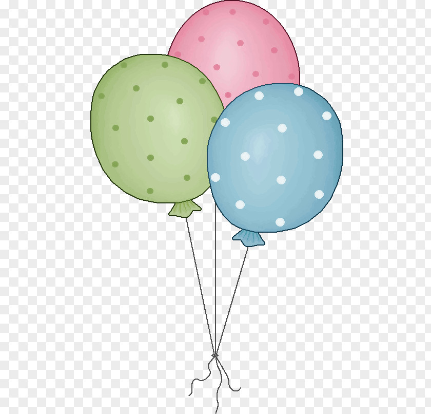 Balloon Hot Air Birthday Polka Dot Clip Art PNG