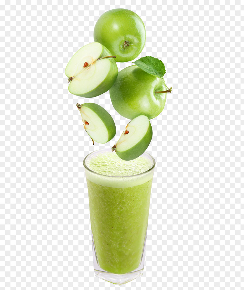 Green Apple Juice Orange Cocktail Smoothie PNG