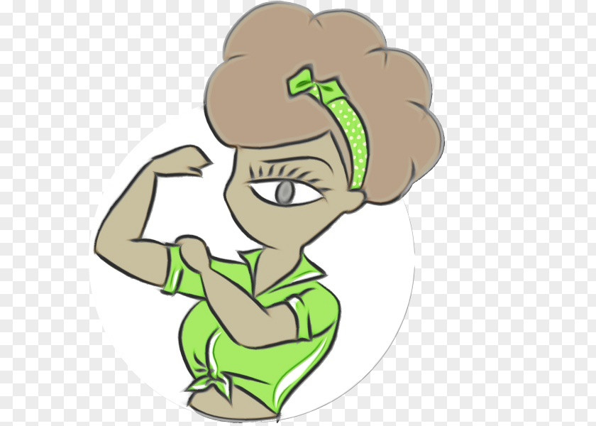Muscle Finger Cartoon Green Arm Animation Clip Art PNG