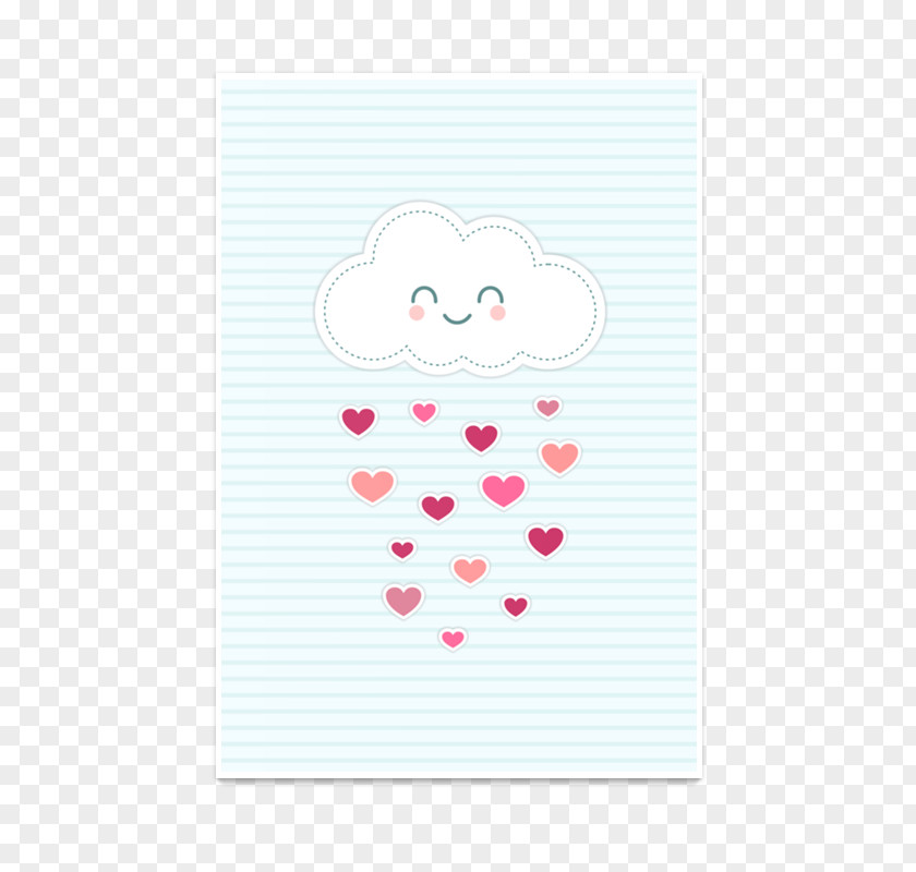 Notebook Paper Rain Poster Love PNG