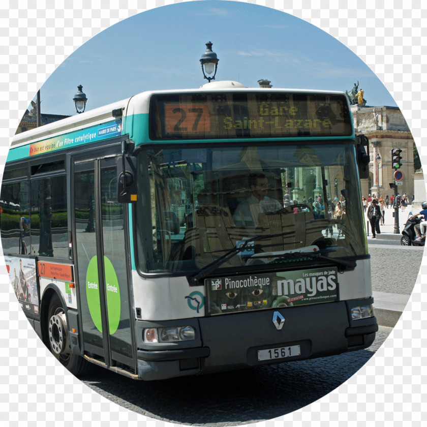 Paris Tour Bus Service Public Transport Villejuif PNG