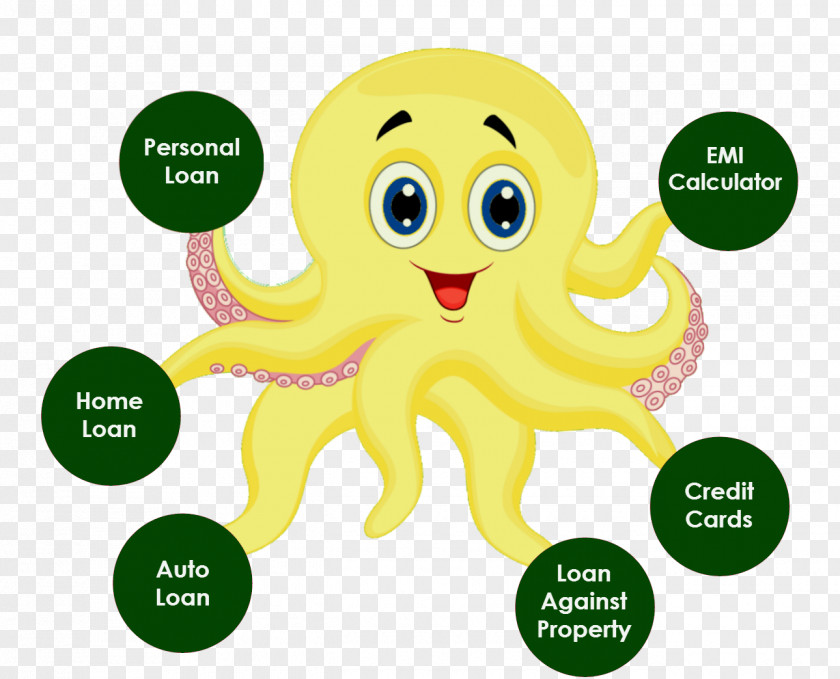 Umbrella Octopus Services Industry Loan PNG