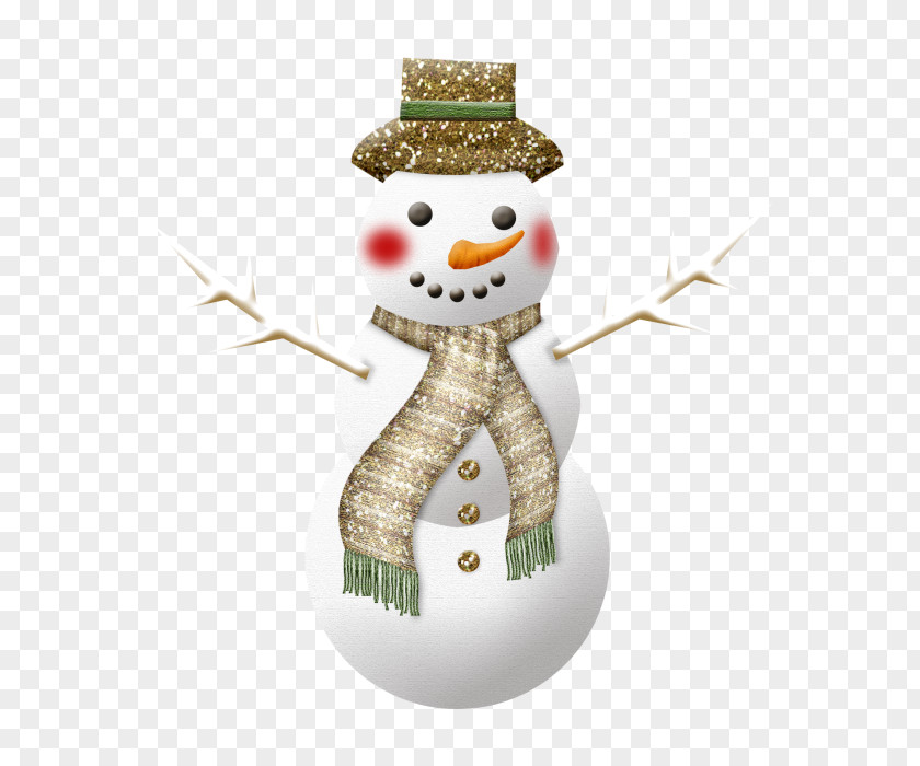 White Snowman Christmas Clip Art PNG