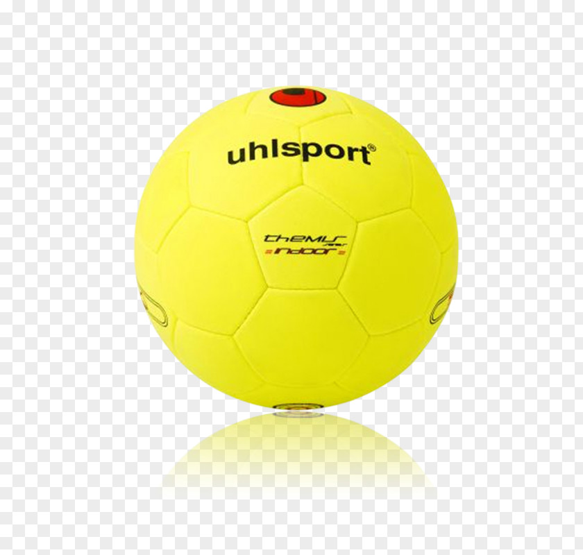 Ball Indoor Football Yellow Uhlsport PNG