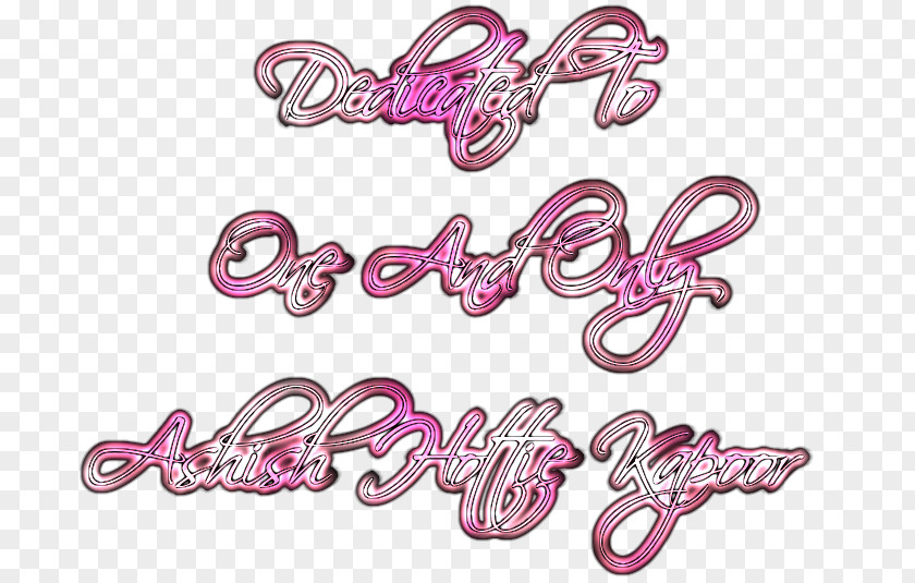 Jewellery Logo Body Pink M Font PNG