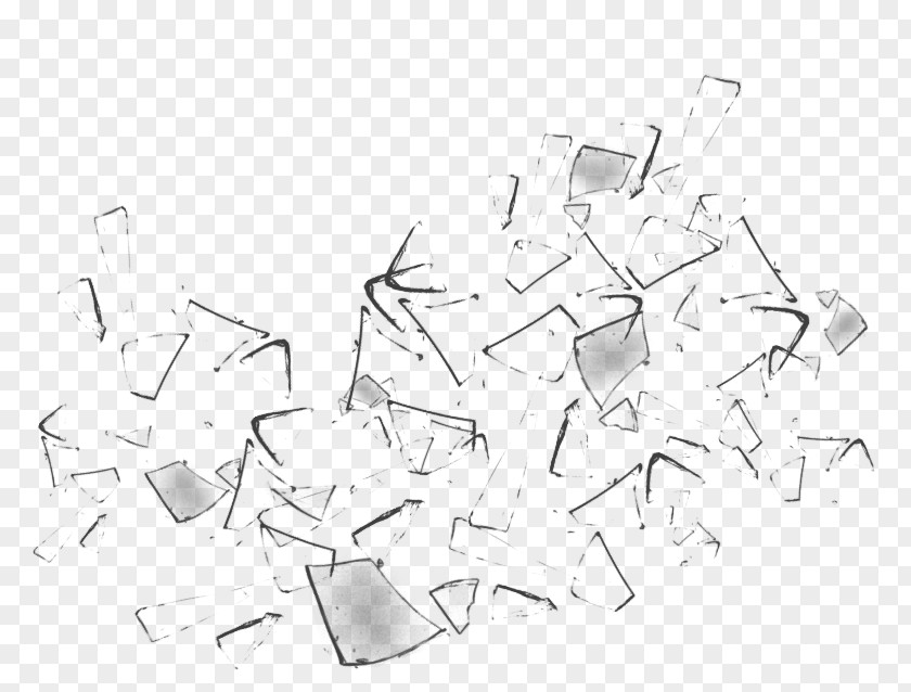 Shattered Glass Material Computer File PNG