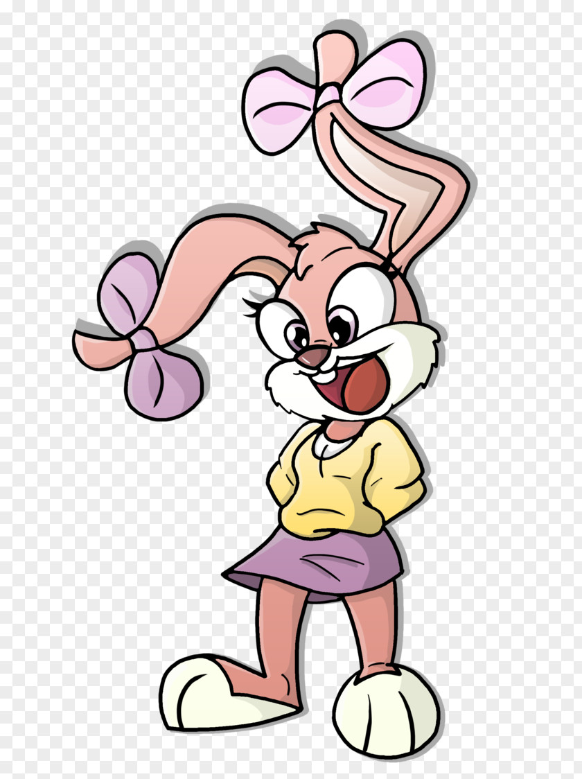 Babs Bunny Human Behavior Cartoon Character Clip Art PNG
